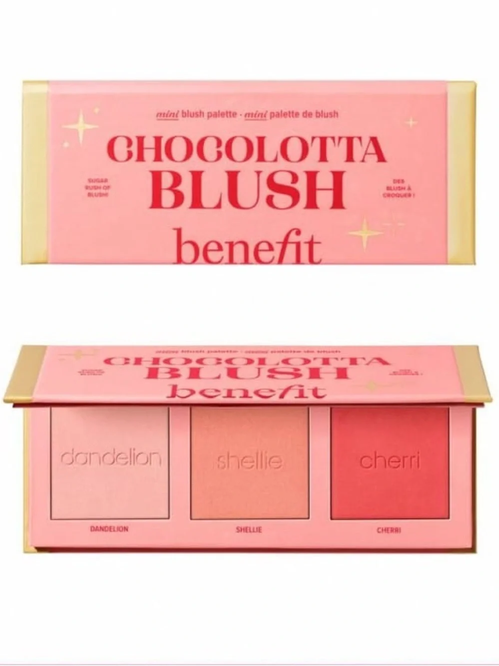 BENEFIT COSMETICS LIMITED EDITION CHOCOLOTTA BLUSH SET